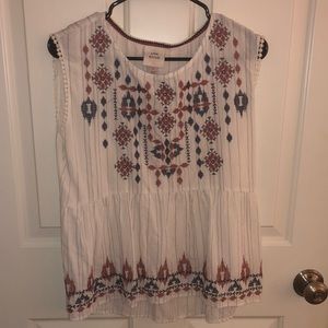 Embroidered Top
